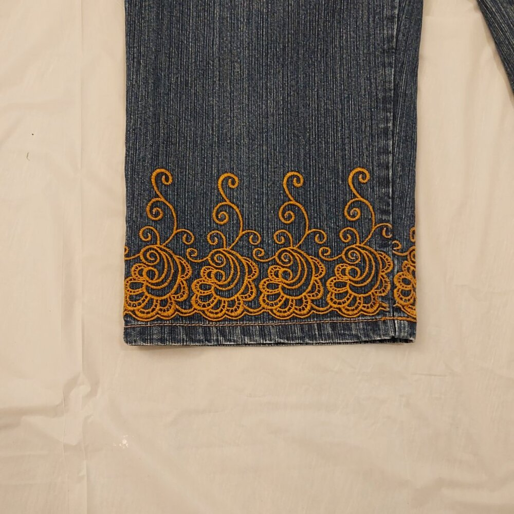 Bill Blass Jeanswear Women's Stretch Blue Jeans - Size 8, Ladies - Picture 4 of 5